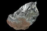 Metallic, Needle-Like Pyrolusite Cystals - Morocco #141004-1